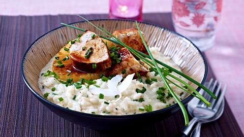 Kokosrisotto mit Hähnchenfilet und Ananas Rezept - Foto: House of Food / Bauer Food Experts KG