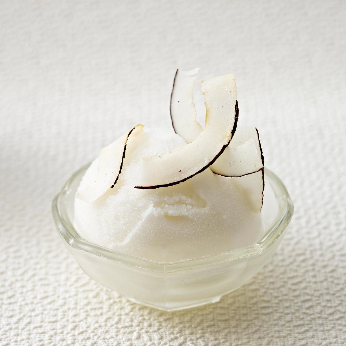 Kokossorbet Rezept