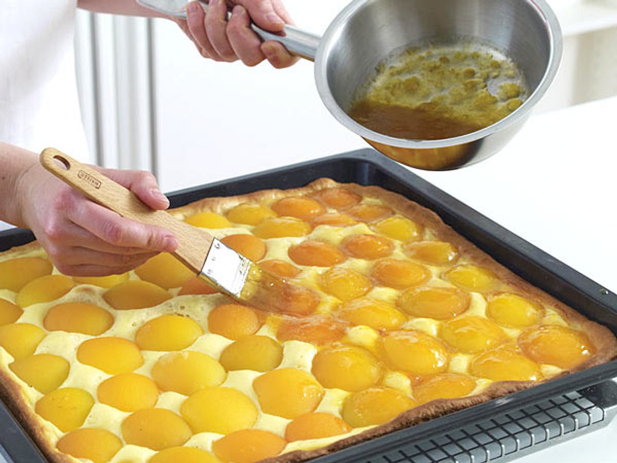 Aprikosenkuchen vom Blech - Schritt 5: