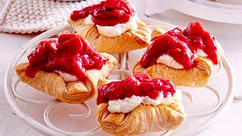 Kopenhagener mit Rhabarber - Foto: House of Food / Bauer Food Experts KG
