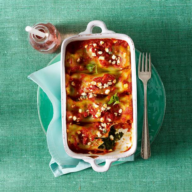 Kopie. Cannelloni mit Spinatfüllung Rezept
