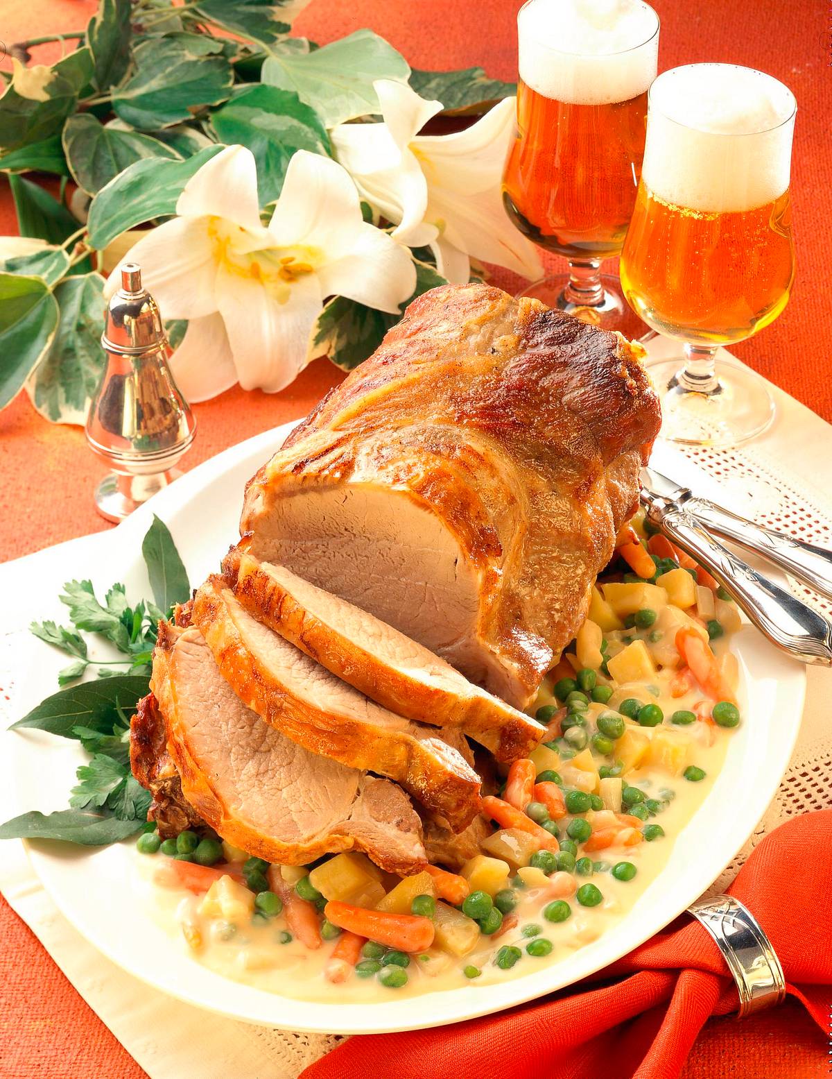 Kotelettbraten mit Gemüse Rezept