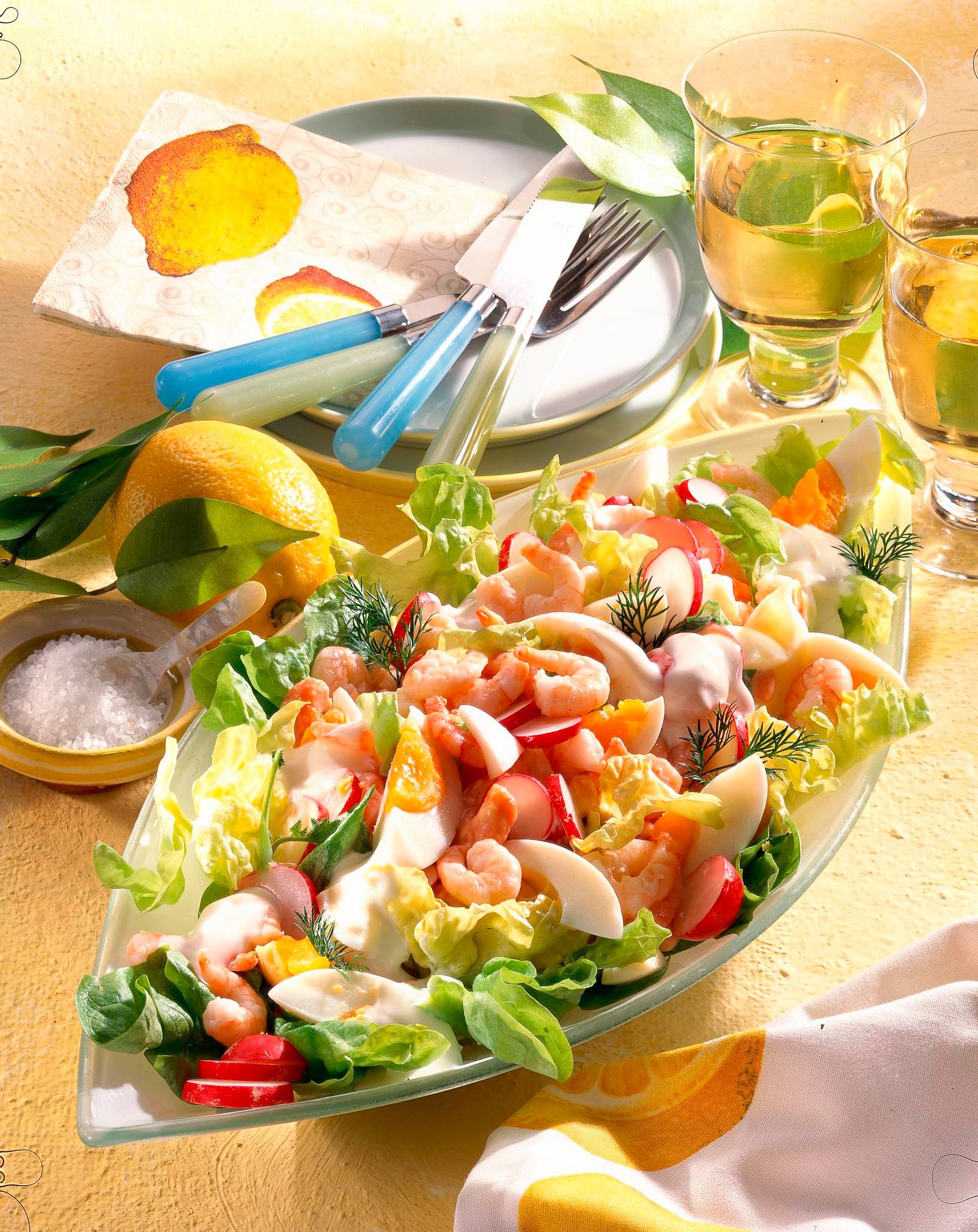 Salat Mit Krabben