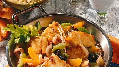 Krabben-Fischpfanne Rezept - Foto: LECKER @ Bauer Media Group