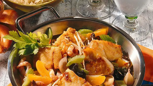 Krabben-Fischpfanne Rezept - Foto: LECKER @ Bauer Media Group