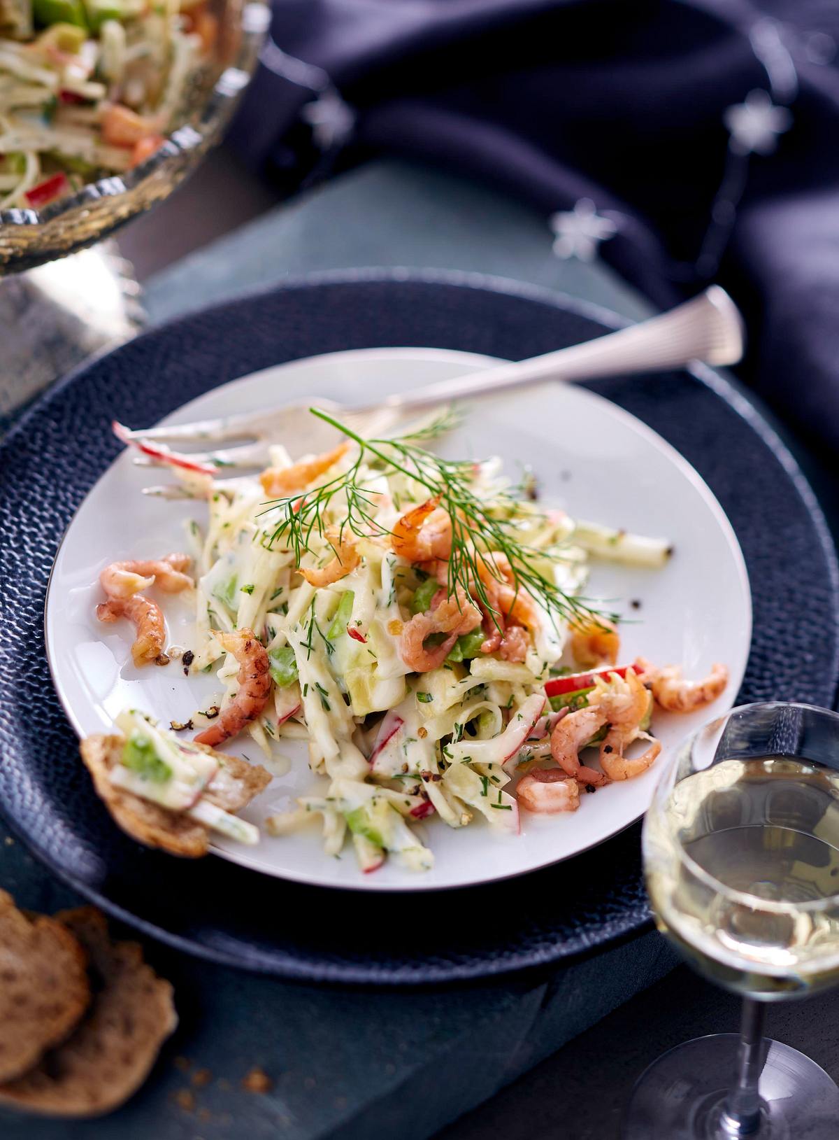 Krabben-Waldorfsalat Rezept