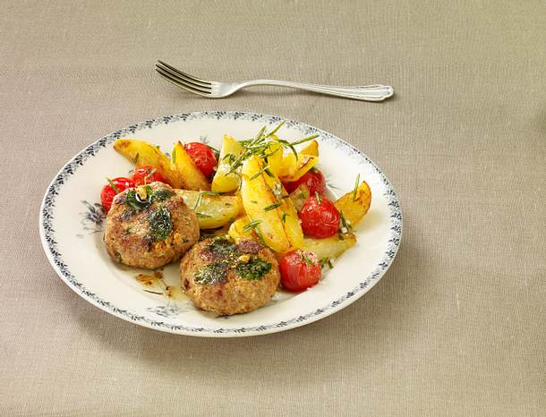 Kräuter-Frikadellen Rezept Kräuter-Frikadellen Rezept