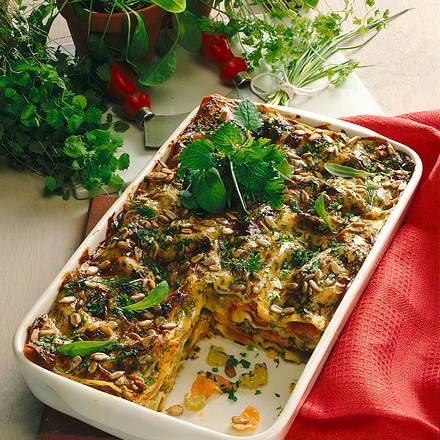 Kräuter-Gemüse-Lasagne Rezept Kräuter-Gemüse-Lasagne Rezept