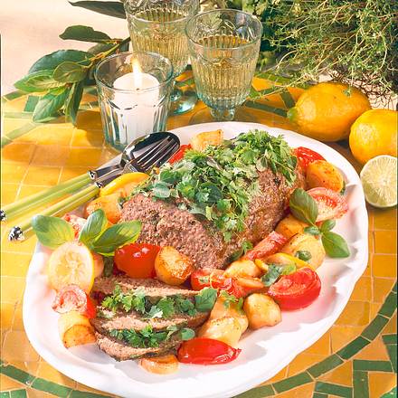 Kräuter-Hackbraten Rezept Kräuter-Hackbraten Rezept