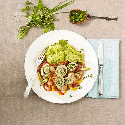 Kräuter-Puten-Röllchen Rezept Kräuter-Puten-Röllchen Rezept