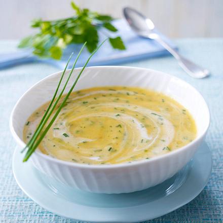 Kräuterschaumsuppe mit Kartoffeln (Trennkost; Kohlenhydrat-Gruppe) Rezept