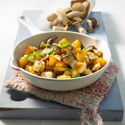 Kräuterseitlingpfanne Rezept Kräuterseitlingpfanne Rezept