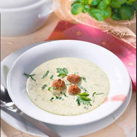Kräutersuppe mit Hackklößchen Rezept