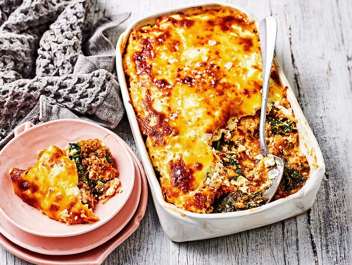 Kraftprotz-Lasagne mit Grünkohl Rezept