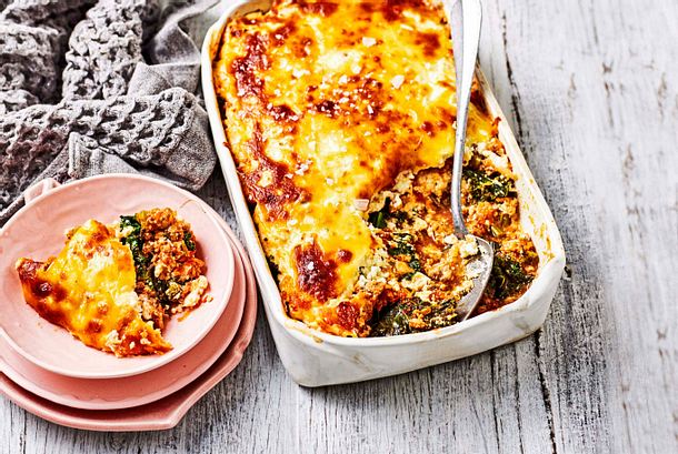 Kraftprotz-Lasagne mit Grünkohl Rezept Kraftprotz-Lasagne mit Grünkohl Rezept