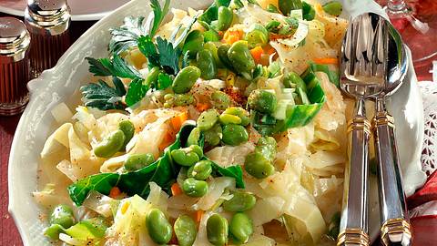 Kraut und dicke Bohnen Rezept - Foto: Först, Thomas