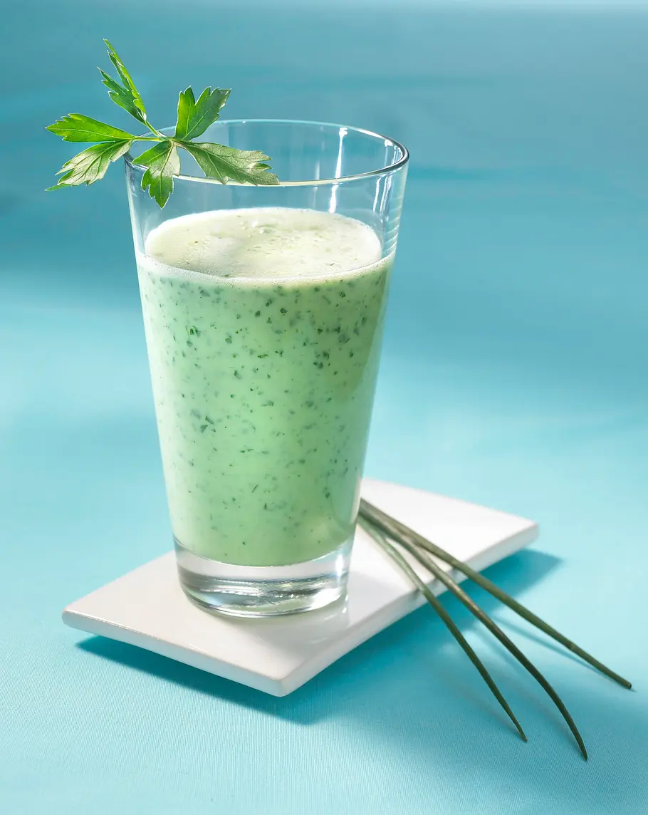 Kräuter-Buttermilch-Shake Rezept Kräuter-Buttermilch-Shake Rezept