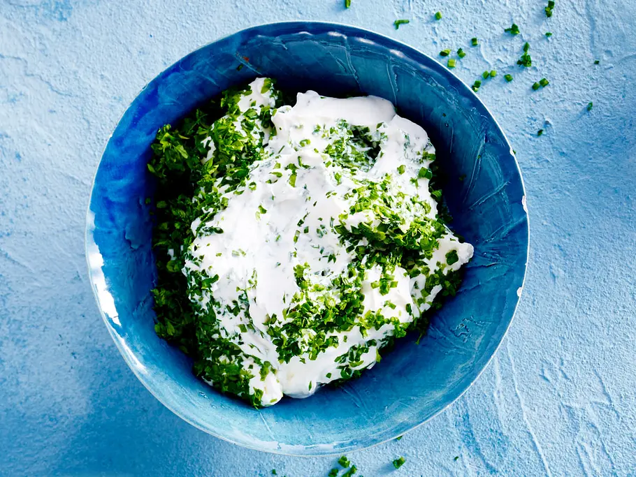 Kräuter-Frischkäse-Dip Rezept