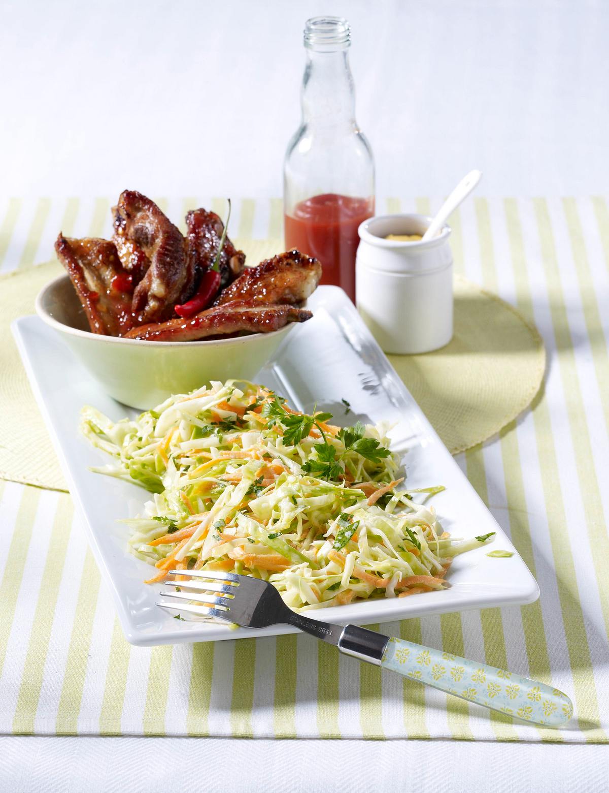 Krautsalat zu Spareribs Rezept