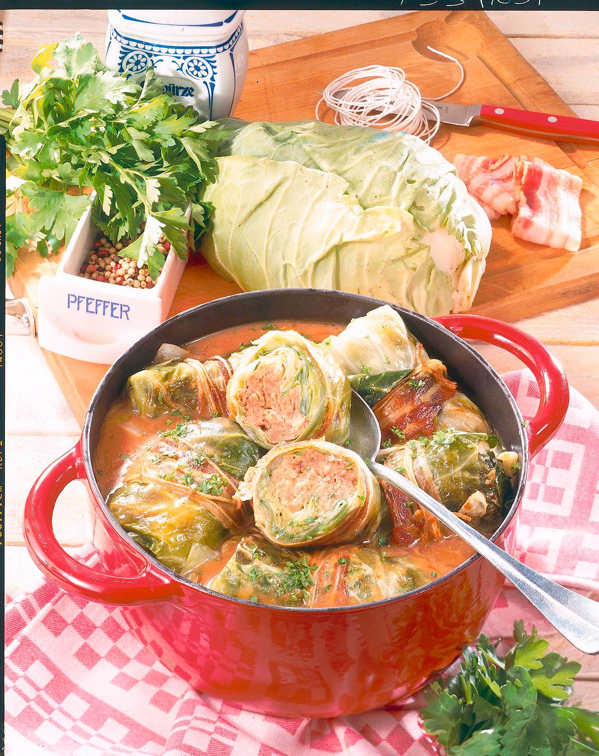 Krautwickel mit Hack Rezept