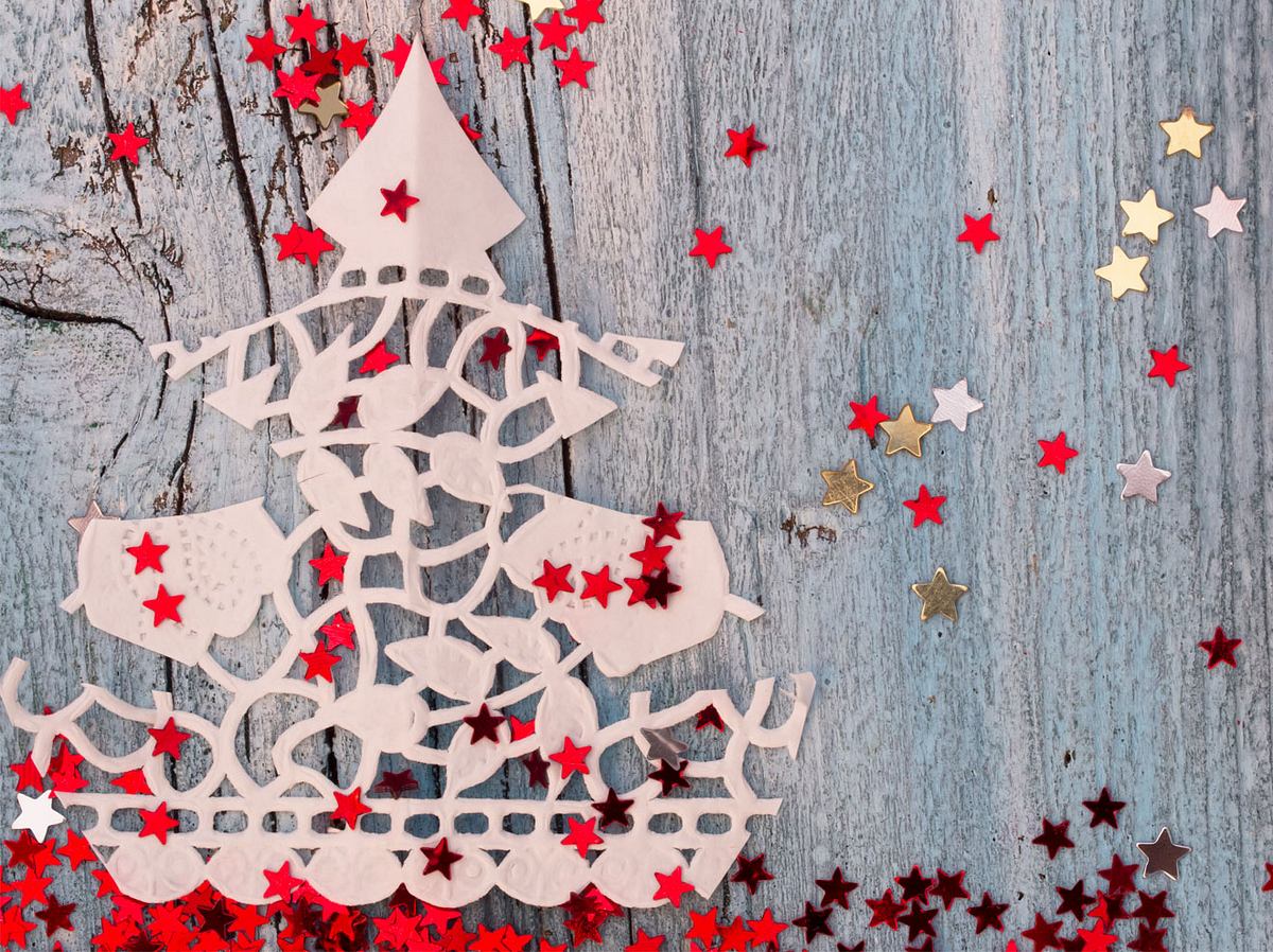 Kreative Weihnachtsbäume
