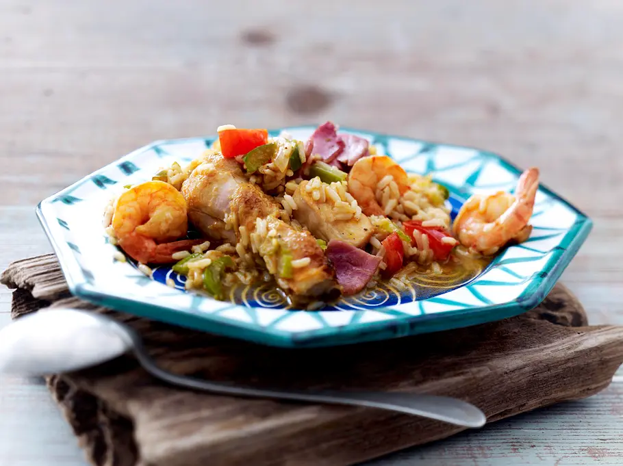 Kreolisches Jambalaya Rezept Kreolisches Jambalaya Rezept