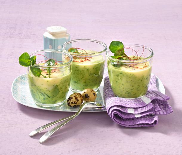 Kresse-Cremesüppchen Rezept Kresse-Cremesüppchen Rezept