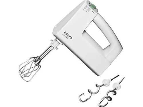 KRUPS F 60814 3 Mix 7000 Handmixer Weiß (500 Watt)