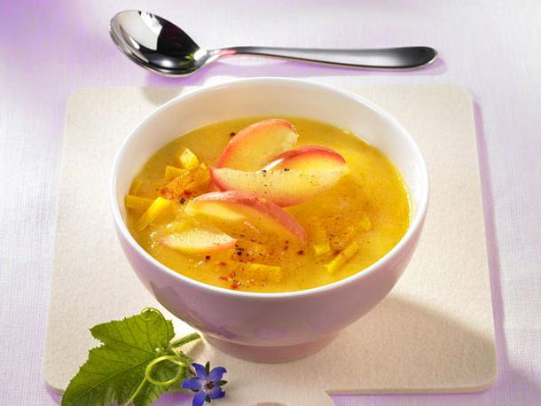 Kürbis-Apfelsuppe Rezept