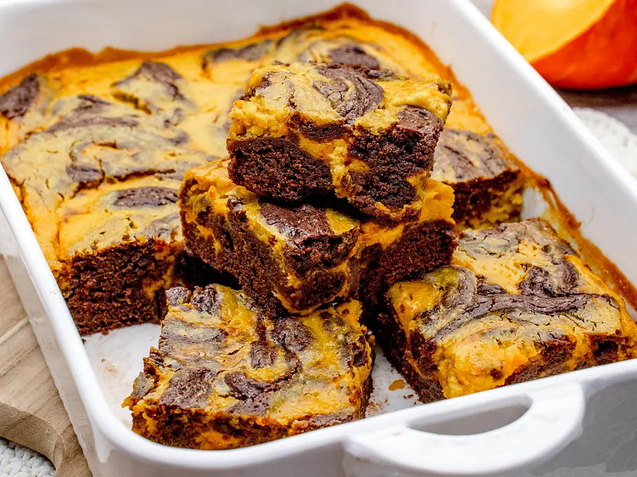 Kürbis-Brownies Rezept