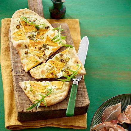Kürbis-Flammkuchen Rezept