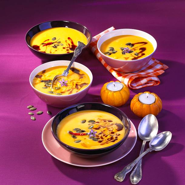 Kürbis-Kokossuppe Rezept