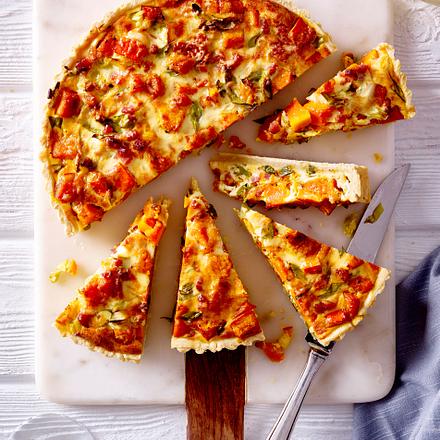 Kürbis-Quiche Rezept Kürbis-Quiche Rezept