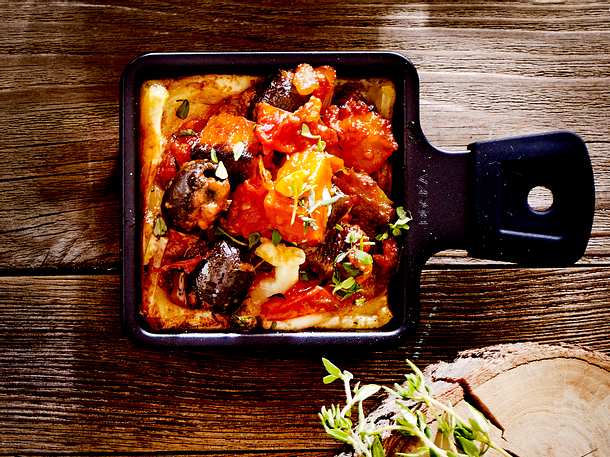 Kürbis-Ratatouille-Pfännchen Kürbis-Ratatouille-Pfännchen