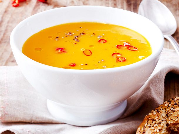 Kürbis-Süßkartoffelsuppe Rezept Kürbis-Süßkartoffelsuppe Rezept