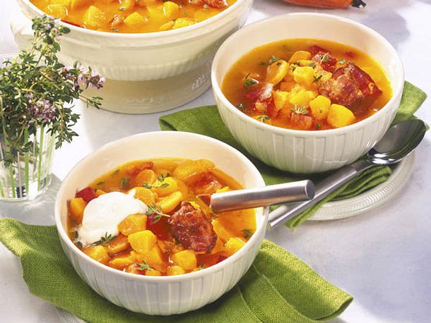 Kürbis-Tomaten-Eintopf Rezept Kürbis-Tomaten-Eintopf Rezept