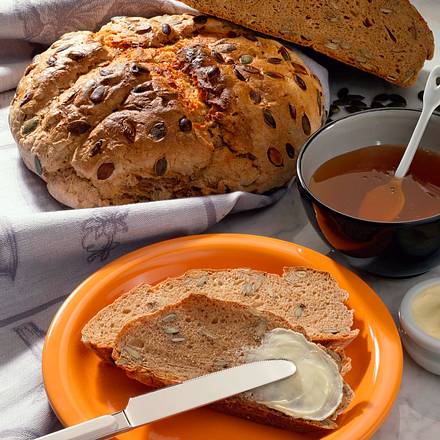 Kürbiskernbrot Rezept Kürbiskernbrot Rezept