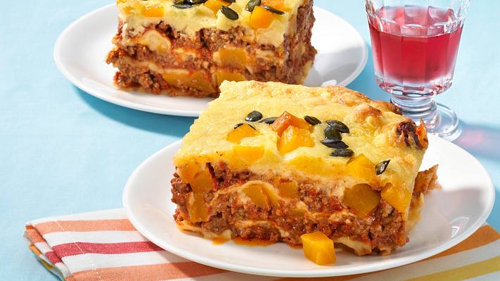 Kürbis-Lasagne mit Hackfleisch - Foto: House of Food / Bauer Food Experts KG