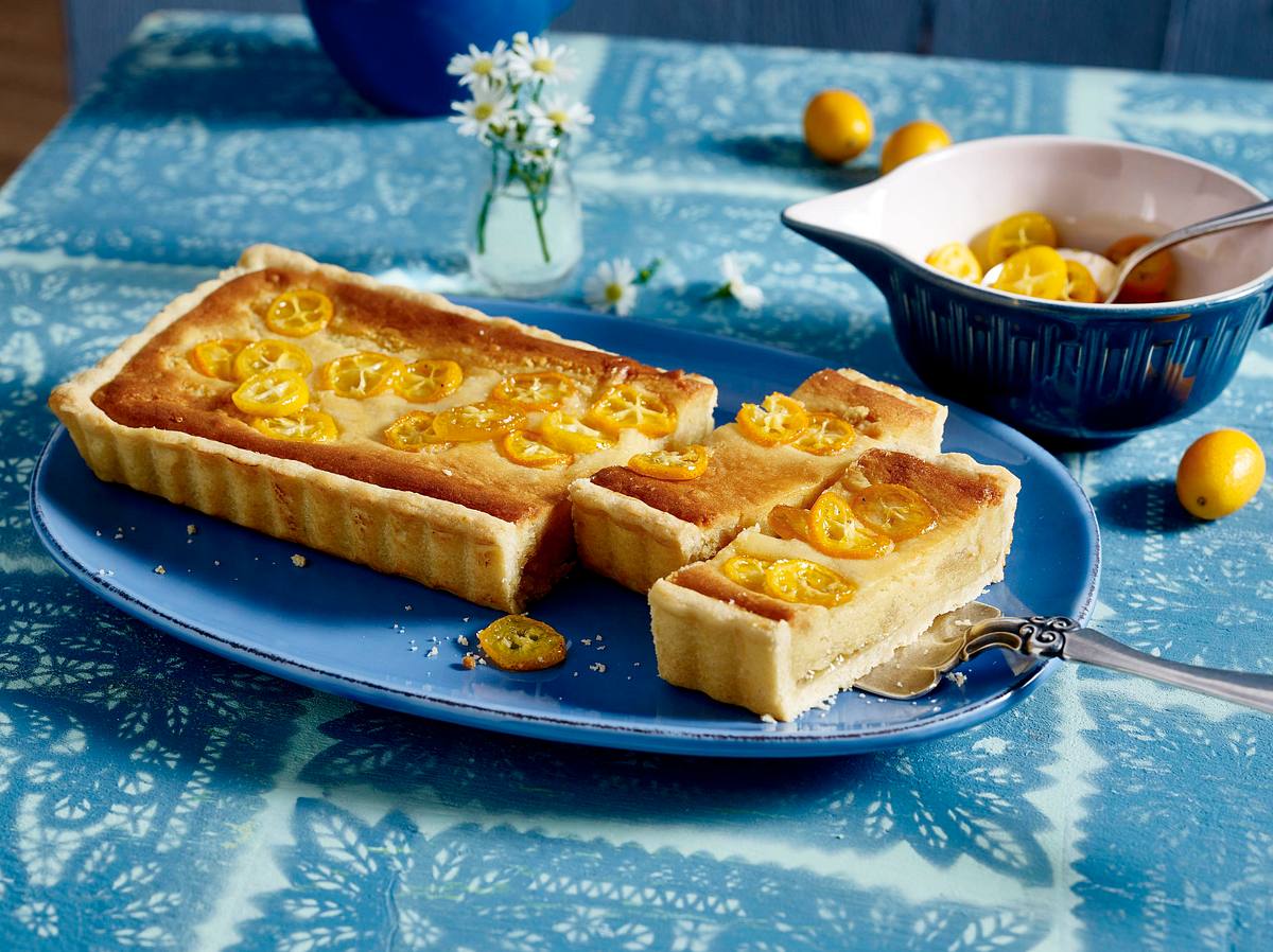 Kumquat-Mandelcreme-Tarte Rezept