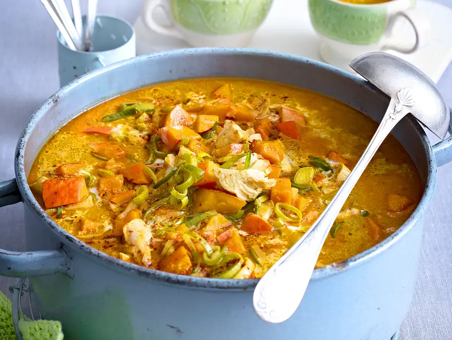Kürbis-Hähnchen-Topf Rezept
