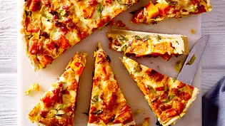 Kürbis-Quiche Rezept - Foto: LECKER @ Bauer Media Group Kürbis-Quiche Rezept - Foto: LECKER @ Bauer Media Group