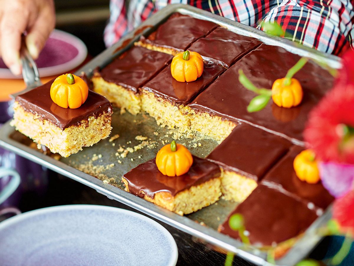 Kürbis-Schoko-Kuchen Rezept