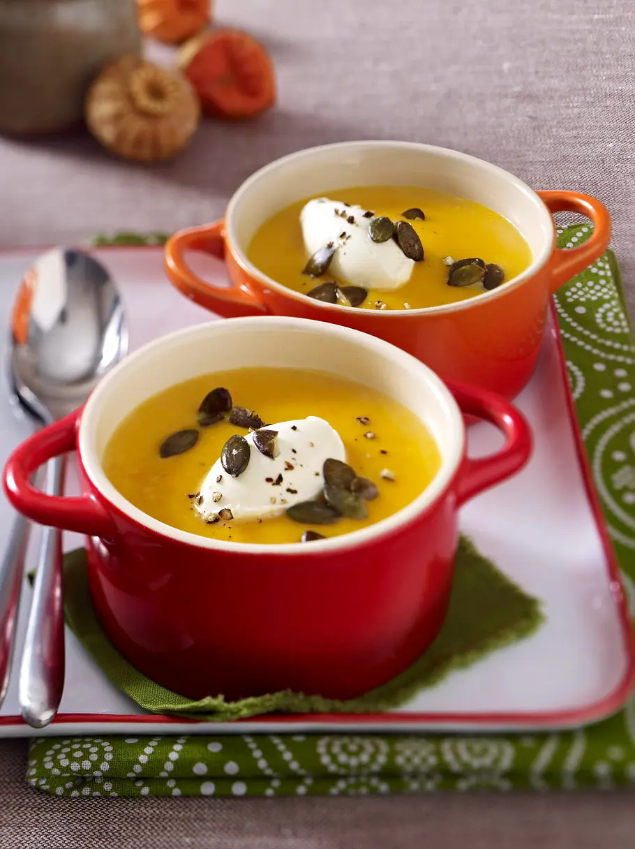 Kürbiscremesuppe Rezept Kürbiscremesuppe Rezept