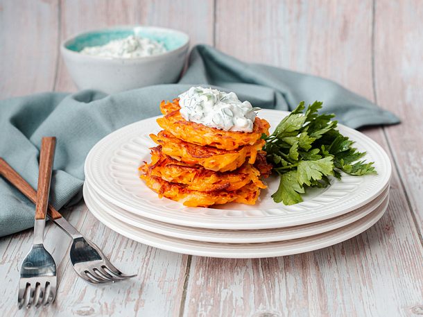 Kürbispuffer Rezept