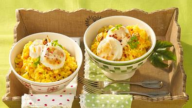 Kürbisrisotto mit gratiniertem Ziegenkäse Rezept - Foto: LECKER @ Bauer Media Group