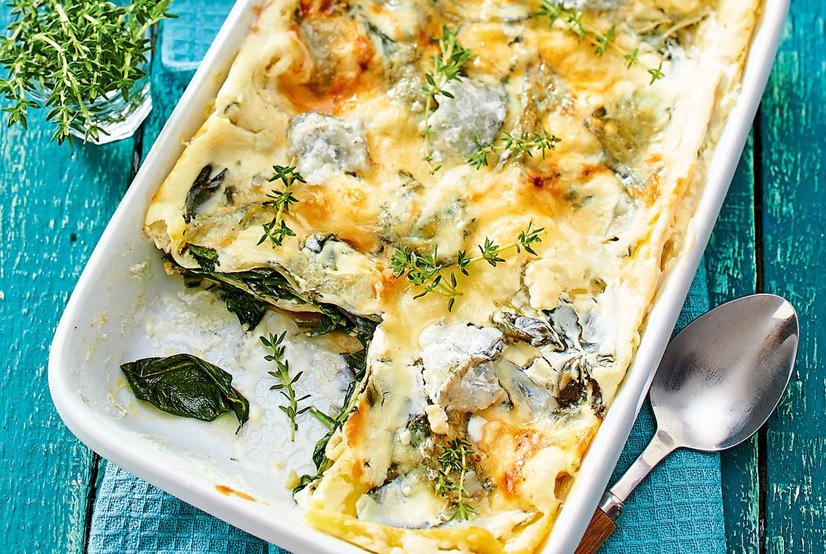 La-La-La-lasagne mit Spinat und Mangold Rezept