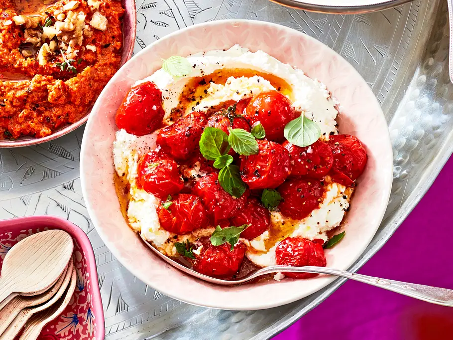 Labneh mit Tomaten Rezept Labneh mit Tomaten Rezept