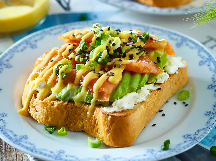 Lachs-Avocado-Toast Rezept