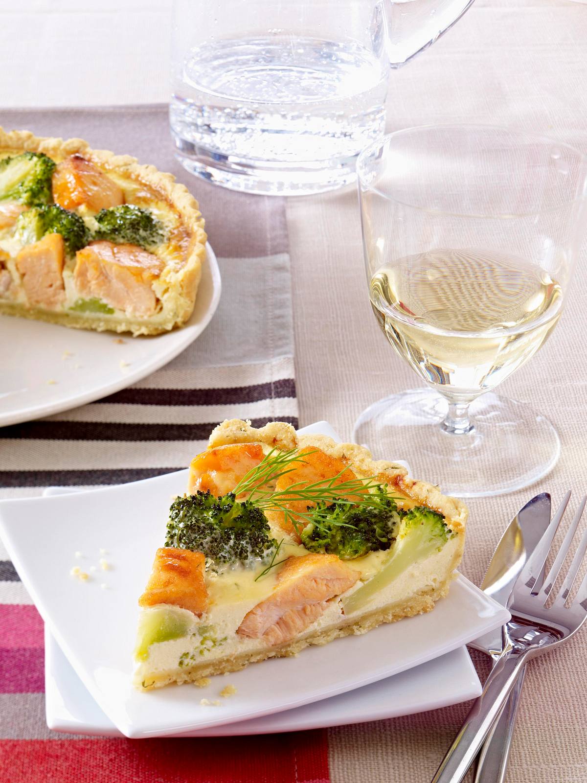 Lachs-Brokkoli-Tarte Rezept