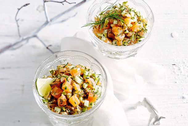 Lachs-Dill-Tatar mit Apfel-F7576902
